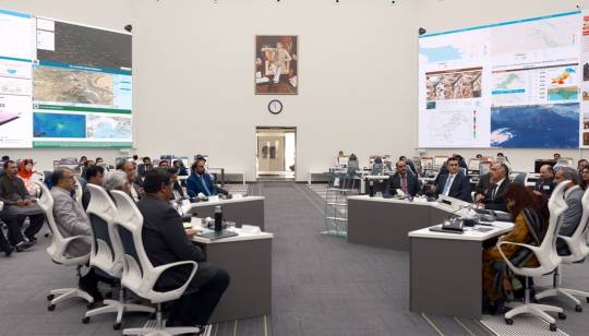 24-10-2023, Islamabad: NDMA held a briefing session of Affiliated Departments/Organisations/Ministries to National Emergencies Operation Centre (NEOC) at NDMA HQs.